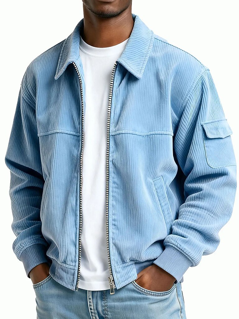 Classic Textured Corduroy Jacket