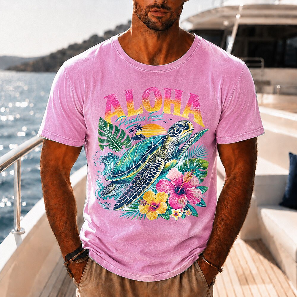 Vintage Washed Cotton Tortoise Tee