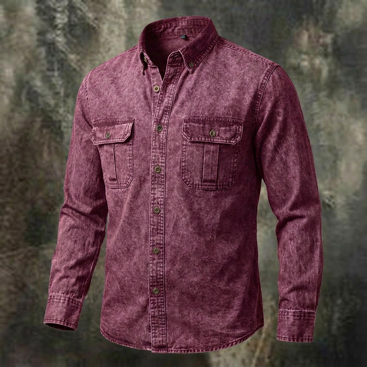 Vintage Feel Washed Cotton Shirt
