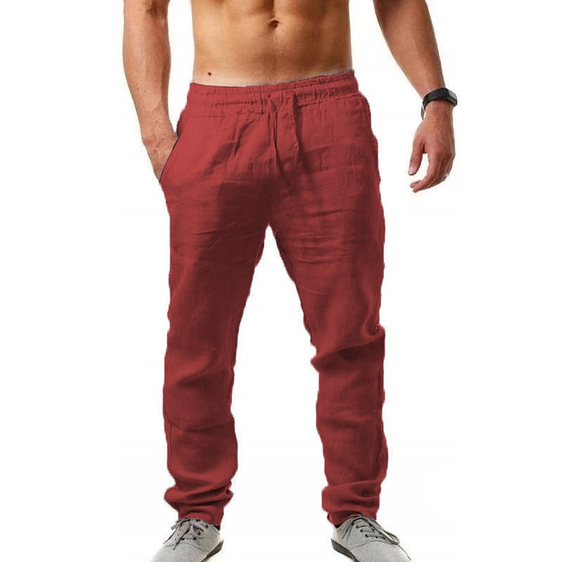 Cotton Linen Pants - Baggy, Soft, Breathable Summer Pants
