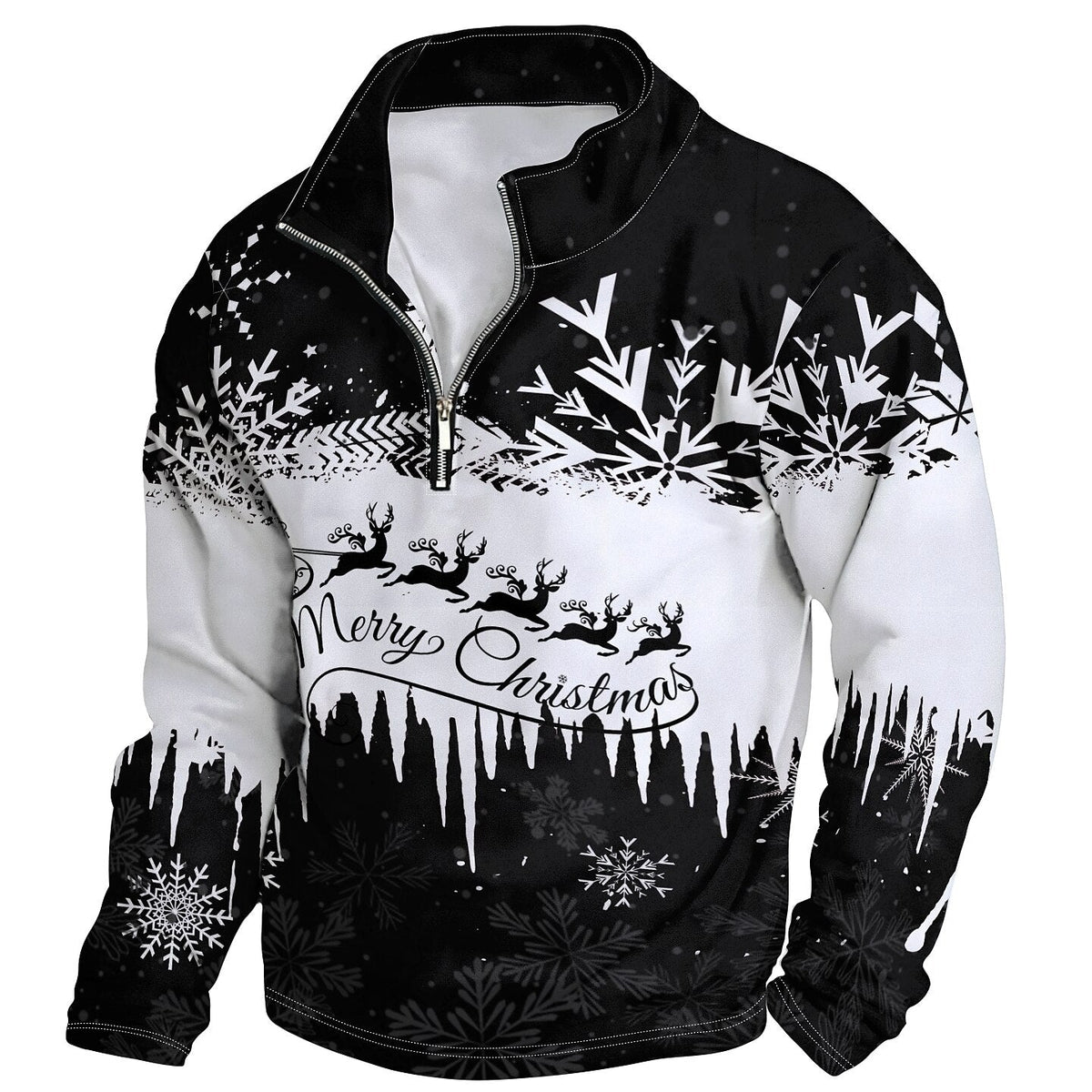 Christmas Festive Print Sweatshirt