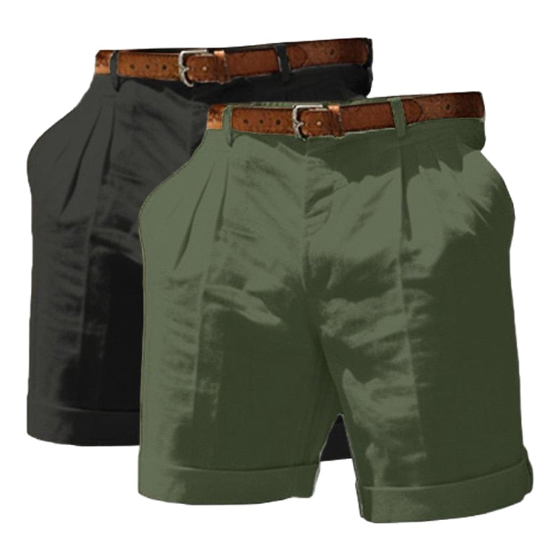 Lightweight Linen Shorts-2 Piece Set