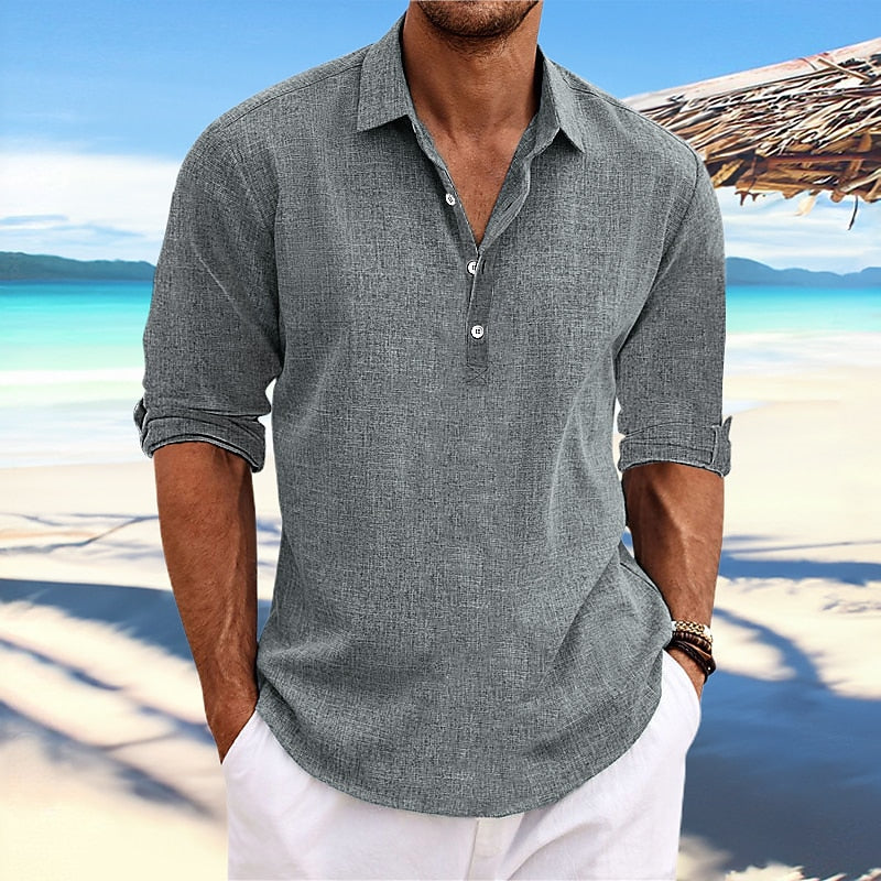 Classic Cotton Linen Shirt