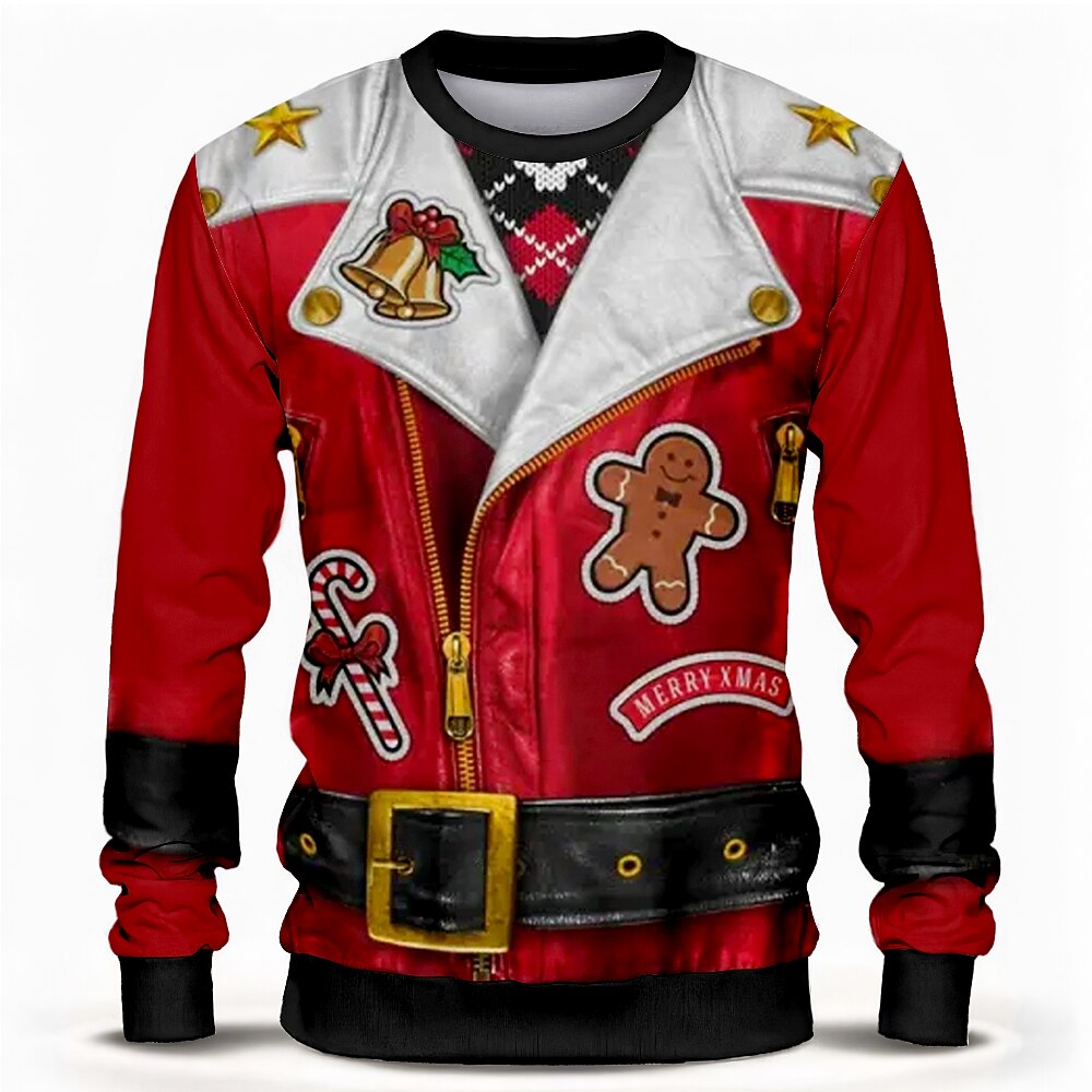Christmas Gingerbread Costume Graphic Sweatshirt