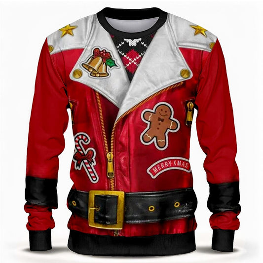 Christmas Gingerbread Costume Graphic Sweatshirt