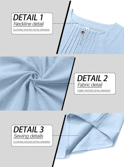 Linen Shirt - Perfect for Beach & Vacation