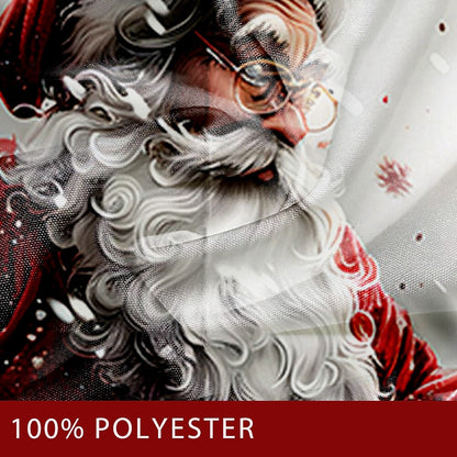 Men's Santa Christmas 3D Button-Up Shirt