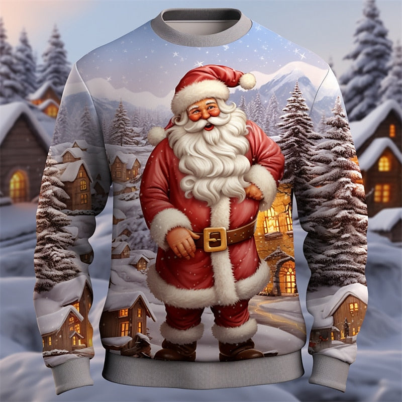 Christmas Golf Festive Funny Bright Sweatshirt