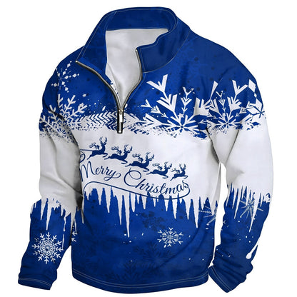 Christmas Festive Print Sweatshirt