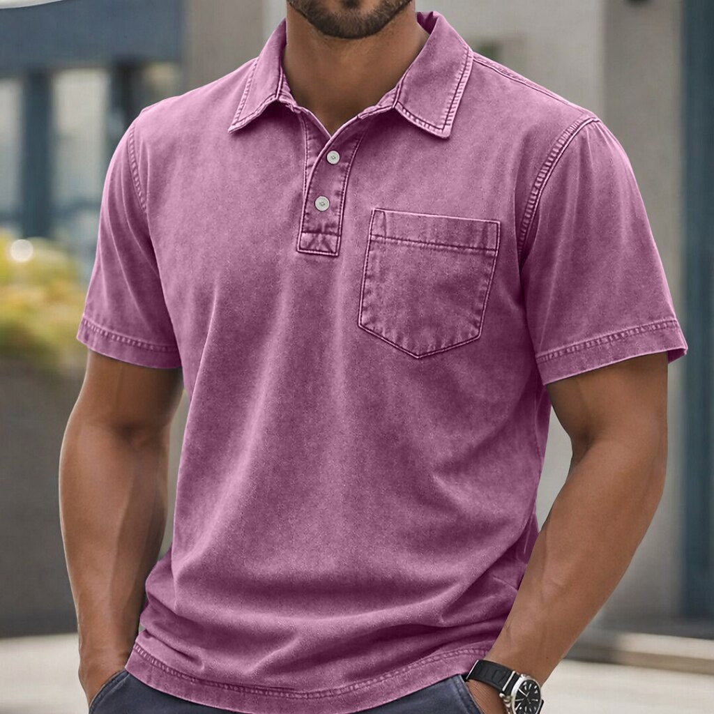 Everyday Washed Cotton Polo Shirt
