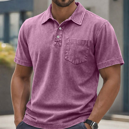 Everyday Washed Cotton Polo Shirt