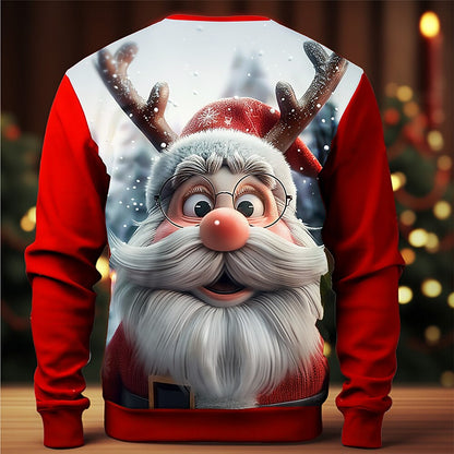 Men's Christmas Cartoon 3D Graphic Sweatshirt