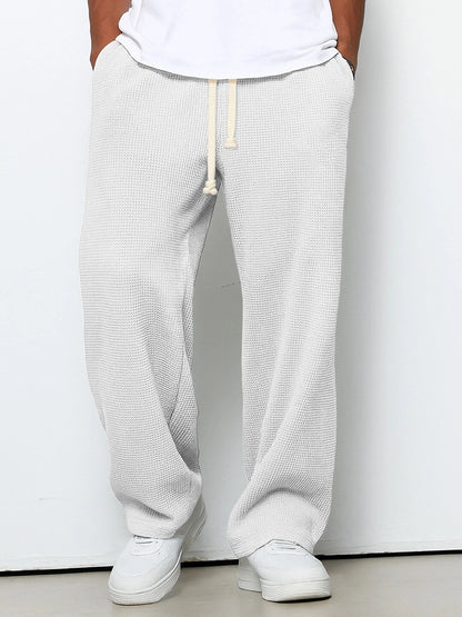 Men's Casual Waffle Pants -Daily Outdoor Sports Wear