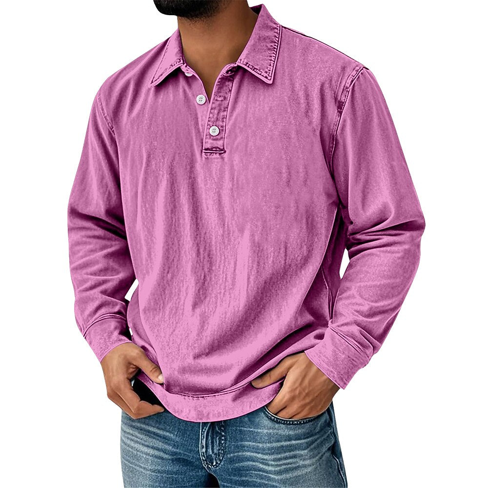 Comfort Washed 100% Cotton Polo Shirt