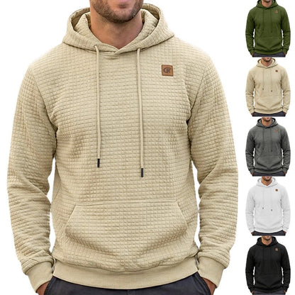 Comfort Waffle Drawstring Hoodie