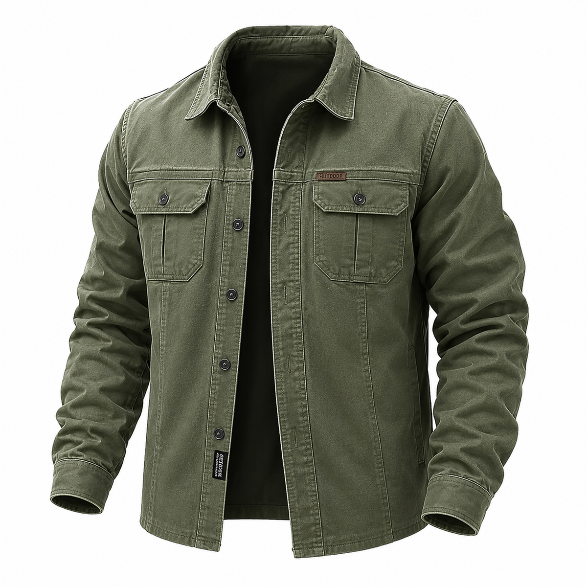 Vintage Tactical Cotton Western Shirt