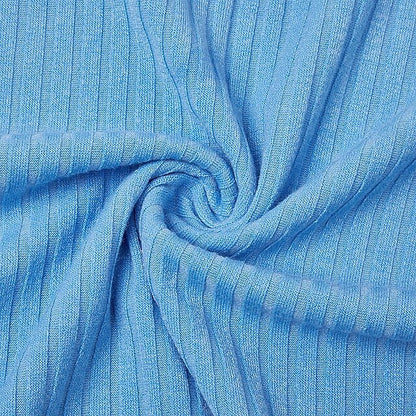 Men's Textured Rib Knit Polo Shirt