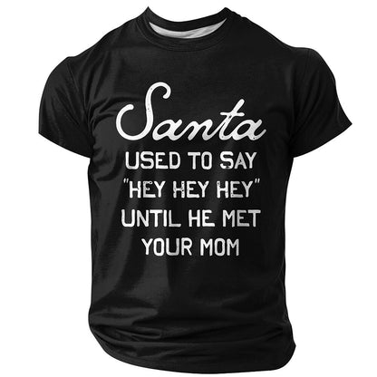 Christmas Santa Met Your Mom Tee