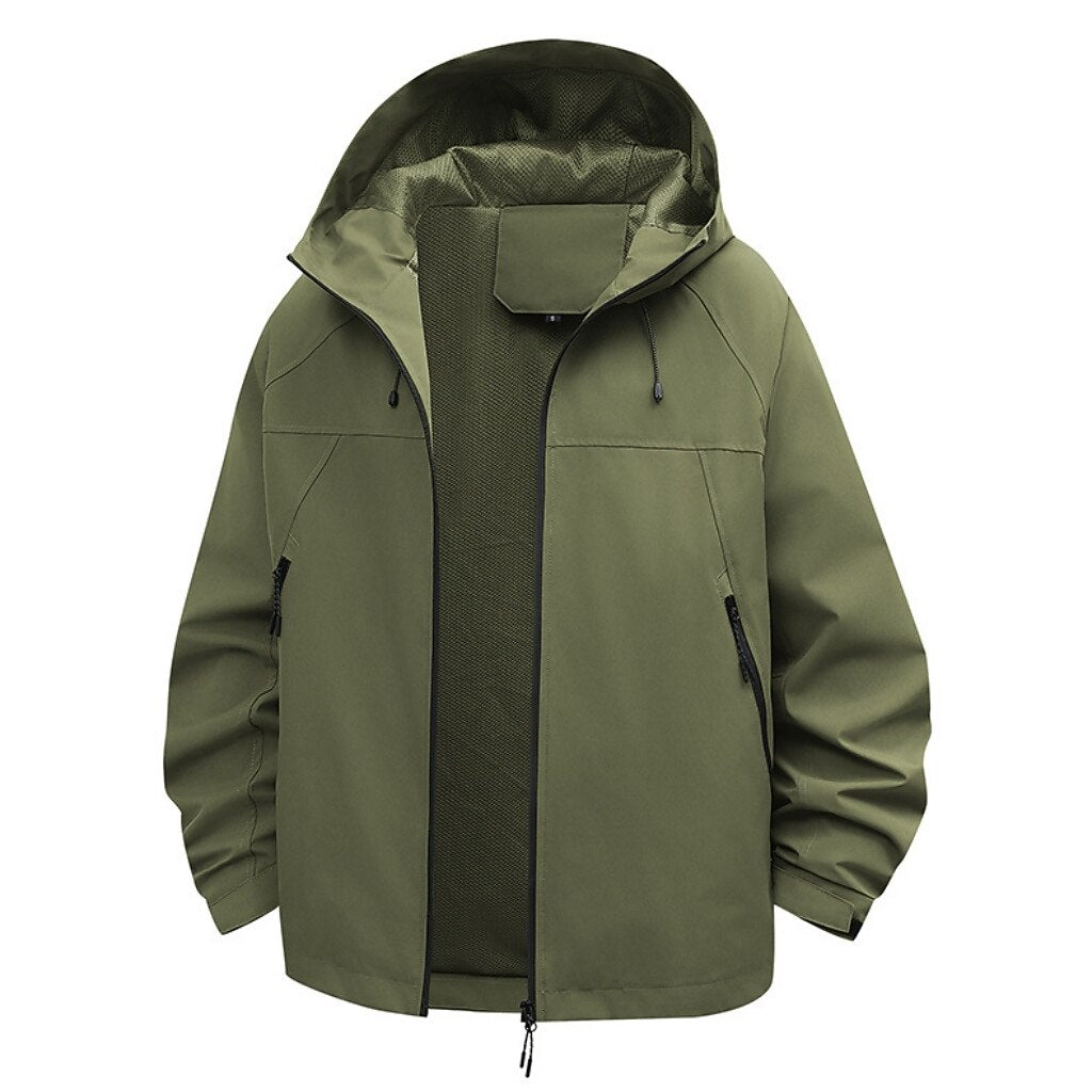 Men’s Windbreaker Hooded Jacket