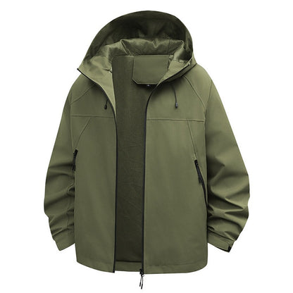 Men’s Windbreaker Hooded Jacket