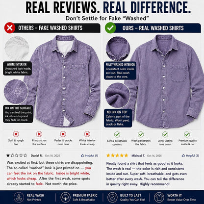 Soft Washed Cotton Casual Shirt