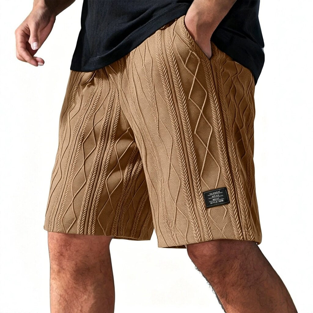 Men's Textured Jacquard Shorts