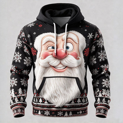 Men's Christmas Graphic Festive Hoodie