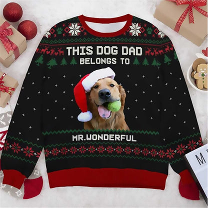 Christmas Dog Festive Funny Cozy Sweatshirt
