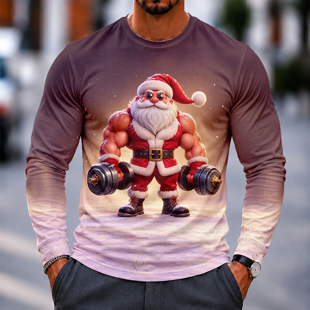 Funny Santa Claus Holiday Tee