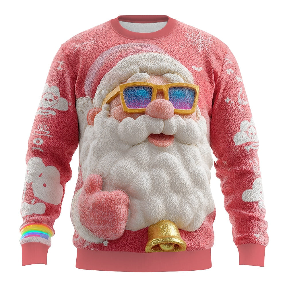 Christmas Santa Festive Holiday Designer Sweatshirt