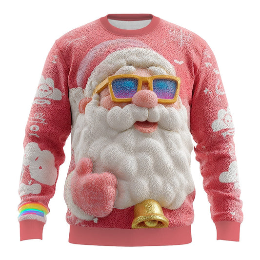 Christmas Santa Festive Holiday Designer Sweatshirt