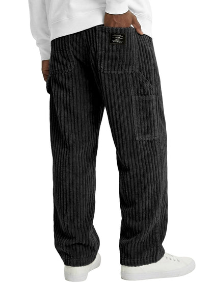 Men's Corduroy Trousers with Pockets
