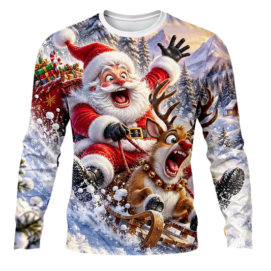 Men's Christmas Festive Casual Shirt