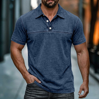 Classic Washed Cotton Polo Shirt