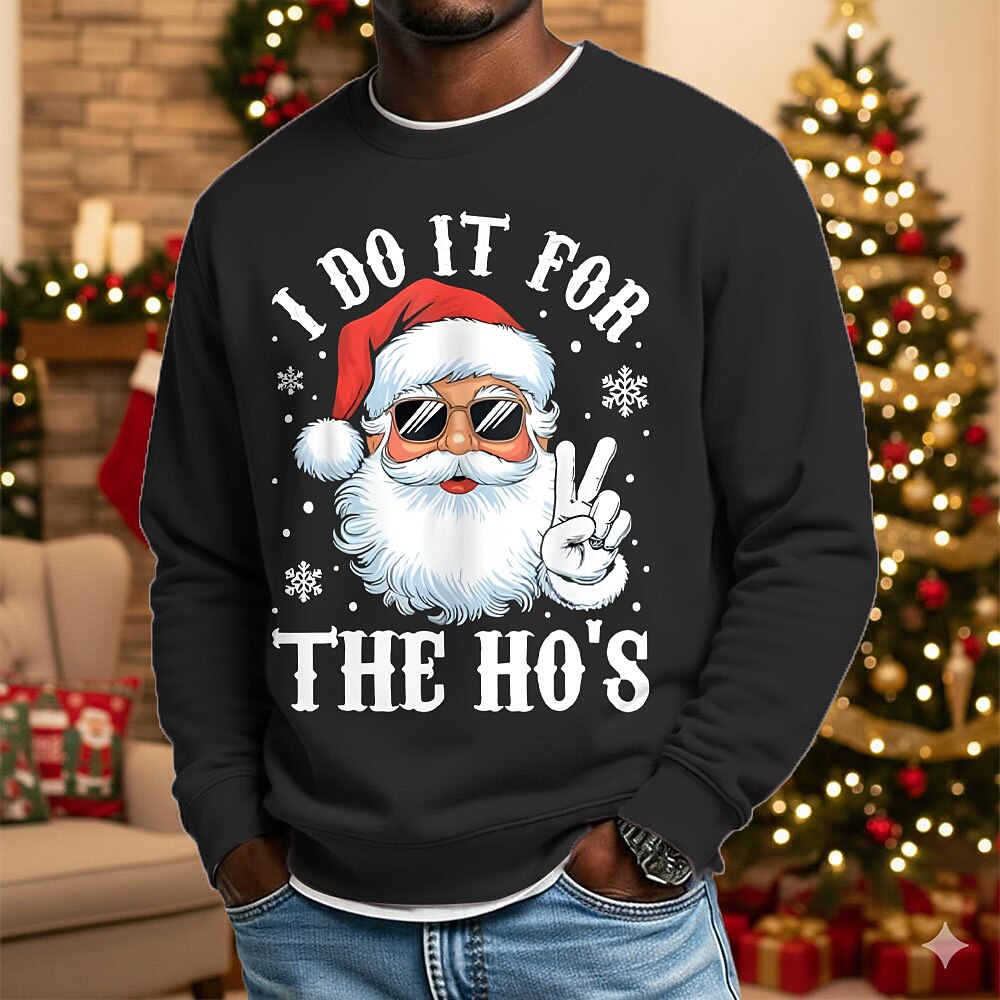 Christmas Santa Festive Vintage Cool Sweatshirt