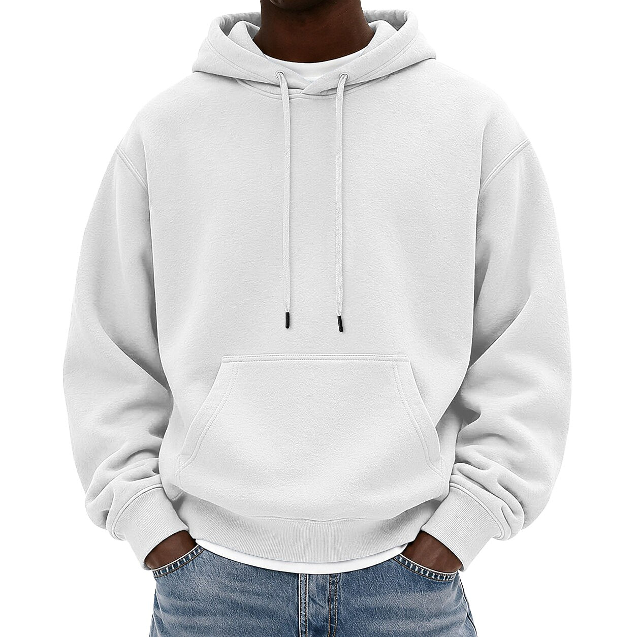 Comfort Pocketed Cotton Hoodie