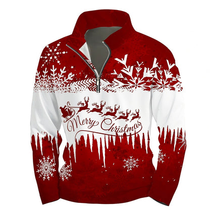 Christmas Festive Print Sweatshirt