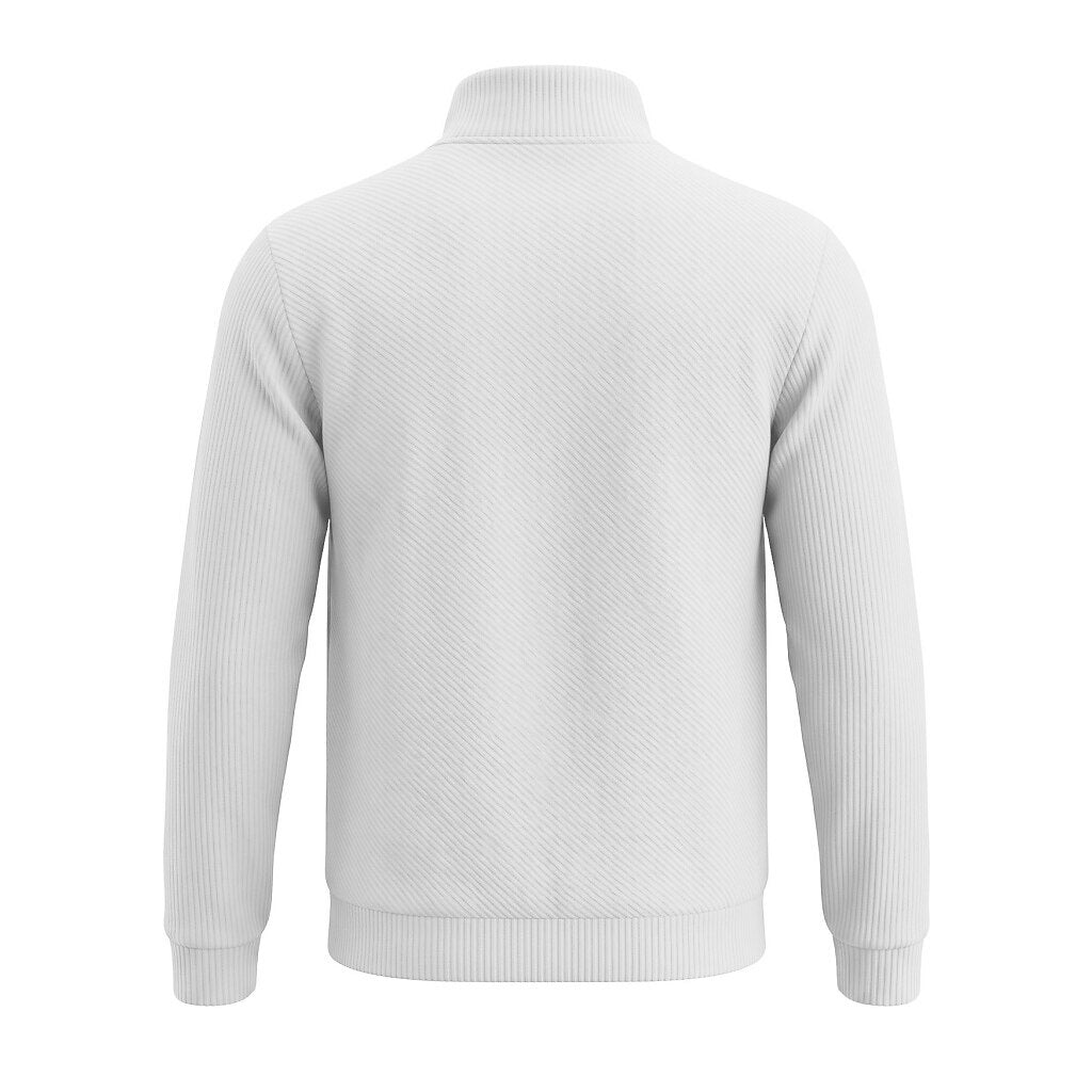 Jacquard Comfort Quarter Zip Sweatshirt