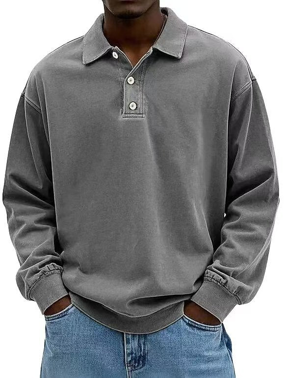 Classic Washed Cotton Polo Shirt