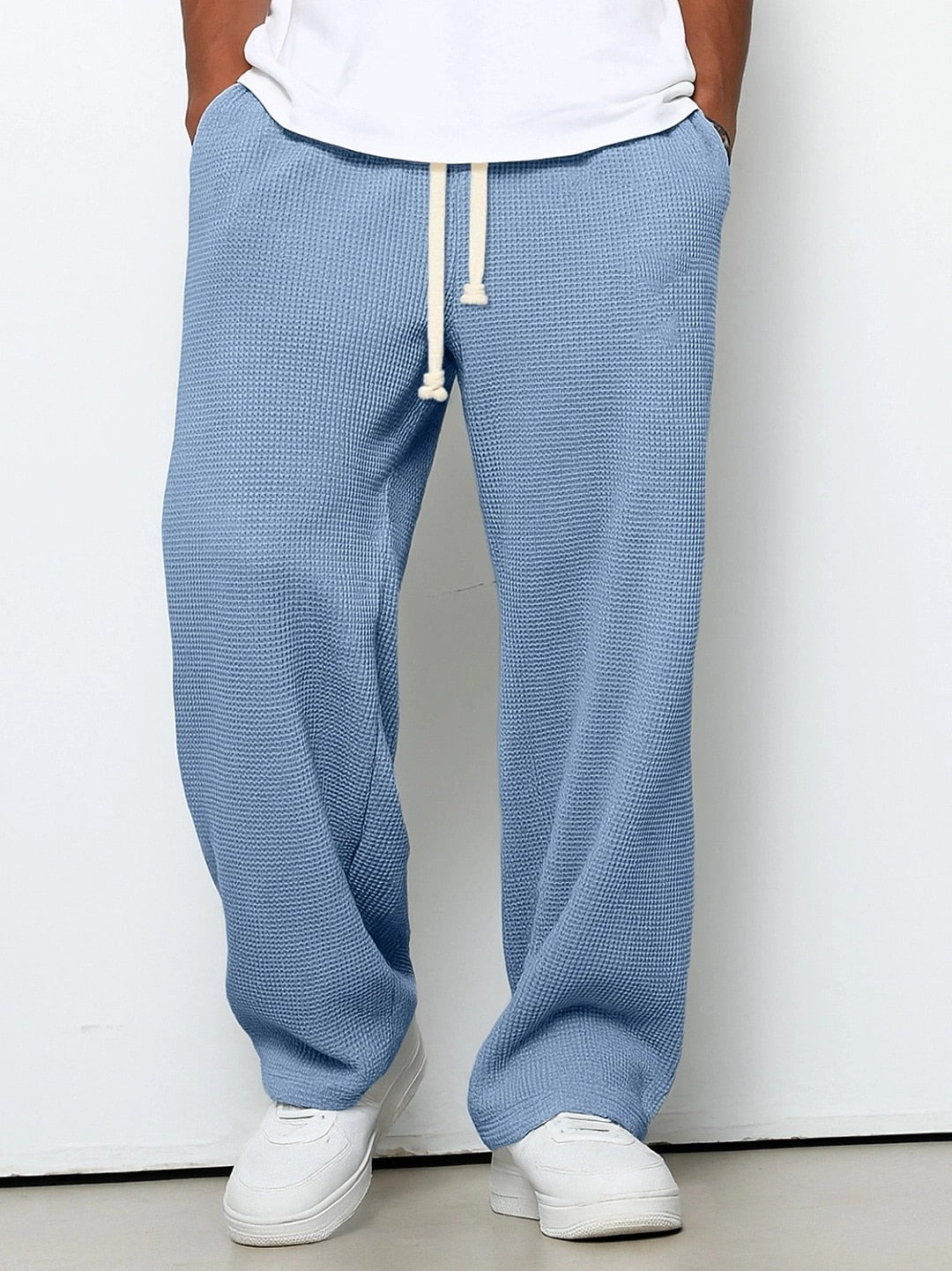 Men's Casual Waffle Pants -Daily Outdoor Sports Wear