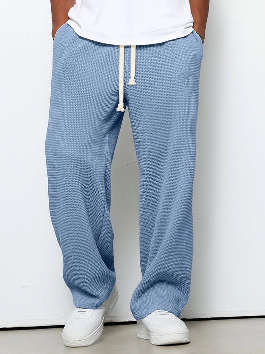 Men's Casual Waffle Pants -Daily Outdoor Sports Wear