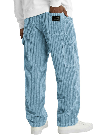 Men's Corduroy Trousers with Pockets