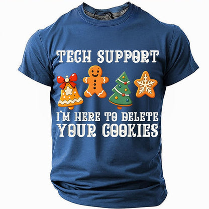 Christmas Santa Gingerbread 3D Graphic Tee