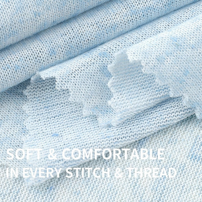Textured Cotton Linen Polo Shirts