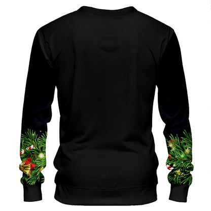 Christmas Ribbon Bow Party Sweatshirt