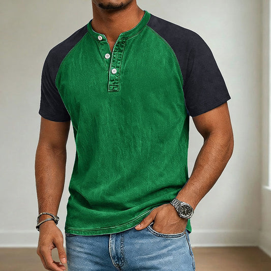 100% Cotton Everyday Henley Tee