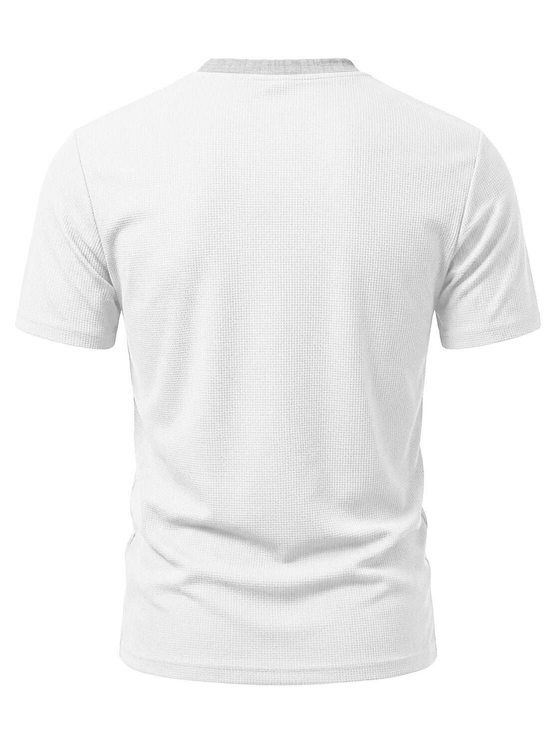 Men's Colorblock Waffle Henley T-Shirt