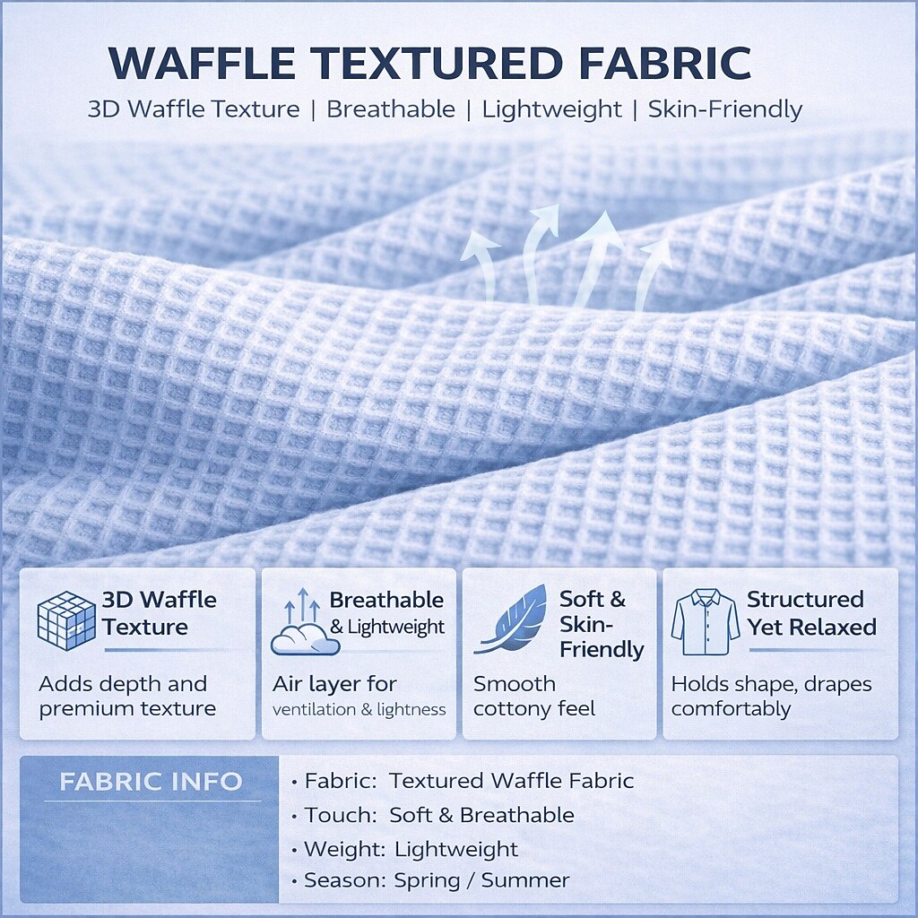 Men's Waffle-Knit Shirt