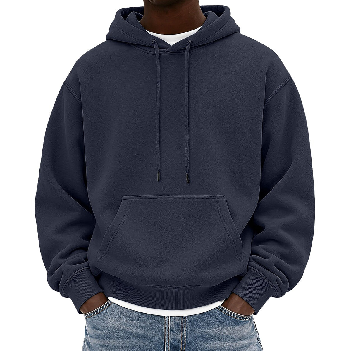 Comfort Pocketed Cotton Hoodie