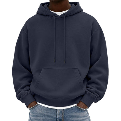 Comfort Pocketed Cotton Hoodie